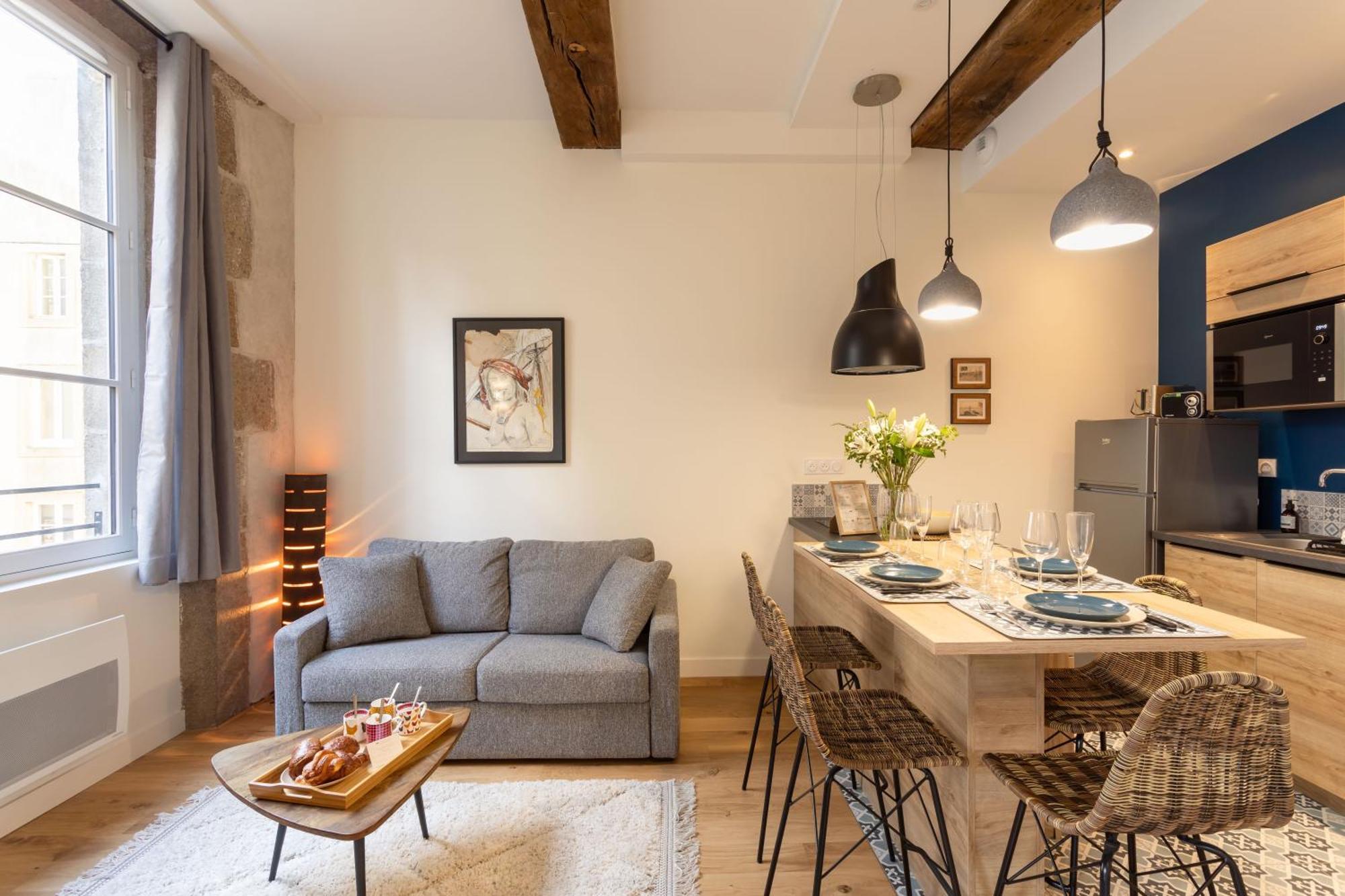 Le Kodama - Appt En Plein Coeur De St Malo แซ็งต์มาโล ภายนอก รูปภาพ