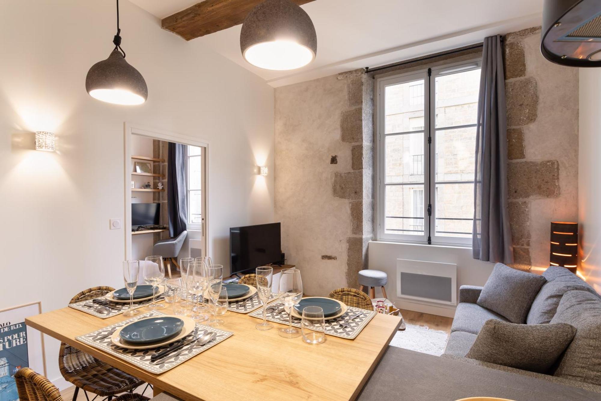 Le Kodama - Appt En Plein Coeur De St Malo แซ็งต์มาโล ภายนอก รูปภาพ